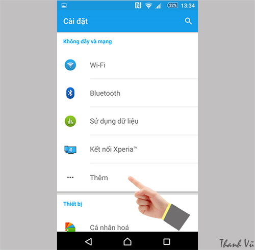 Cach chuyen doi che do mang 2G3G4G tren Sony Xperia M5 Single Sim 2